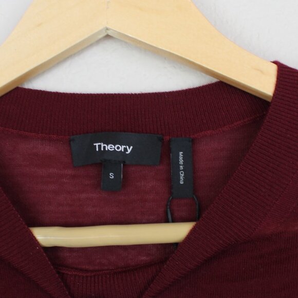 NWT Theory Merino Wool Crewneck Sweater Top | Long Sleeve Fall Layer - Picture 8 of 10